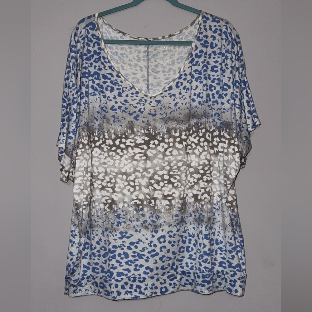 Juicy Couture Sparkly Leopard Print Top